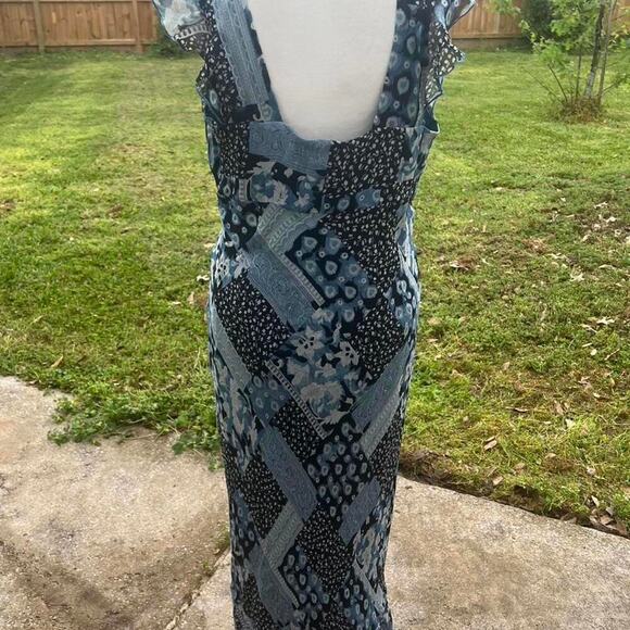 Women's Blue Dress - Picture 3 of 5